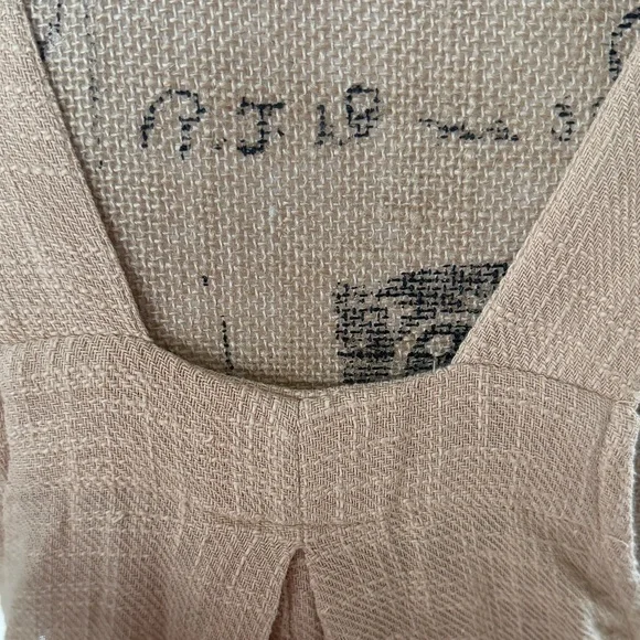 Free People Tan Wide Leg Jumpsuit - Picture 10 of 11